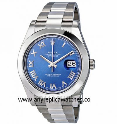 Replica Rolex Datejust II Blue Roman Dial 